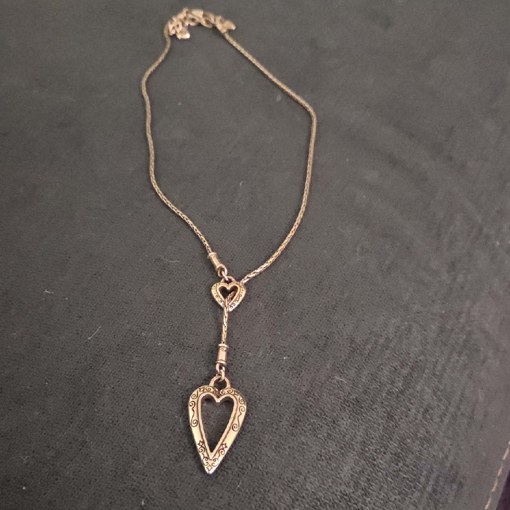 Elegant Gold Heart Pendant Necklace